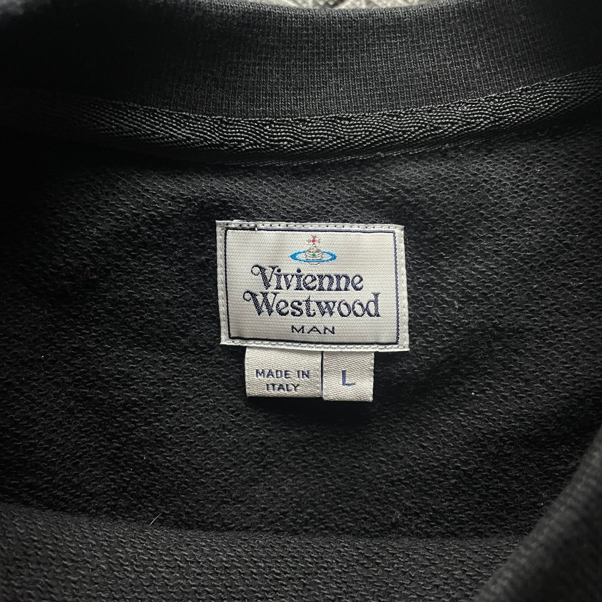 Vivienne Westwood Black Crewneck Sweatshirt | Men’s Slim Fit L / 3774