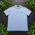 Ralph Lauren Light Blue Polo Shirt | Men’s Classic Fit M / 3605