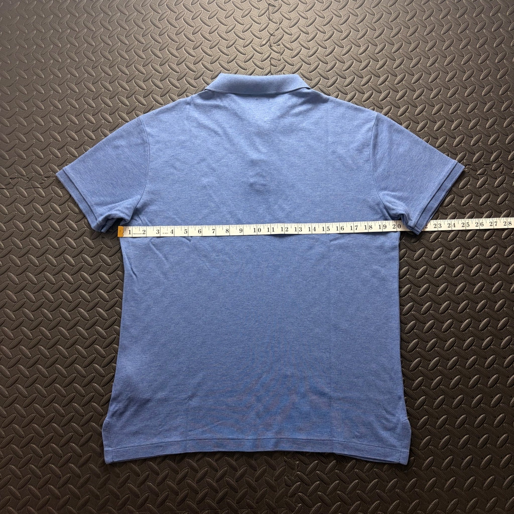 Ralph Lauren Blue Polo Shirt | Men’s Slim Fit L / 3869