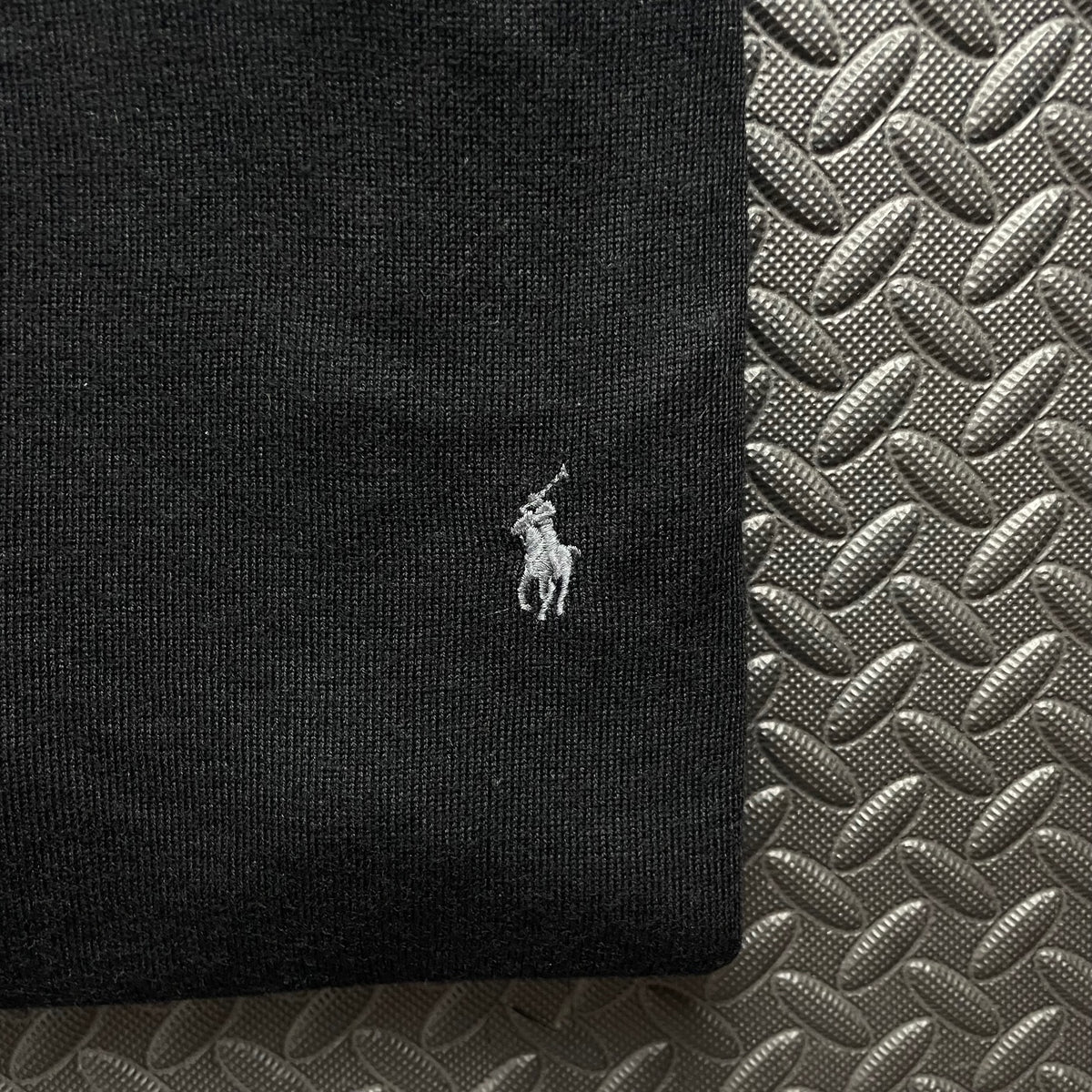Ralph Lauren Black Crewneck Jumper / Merino Wool | Mens Classic Fit M / 3677