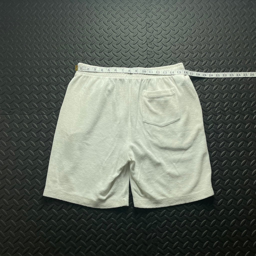 Ralph Lauren White Shorts | Mens M | Fuzzy Terry Shorts