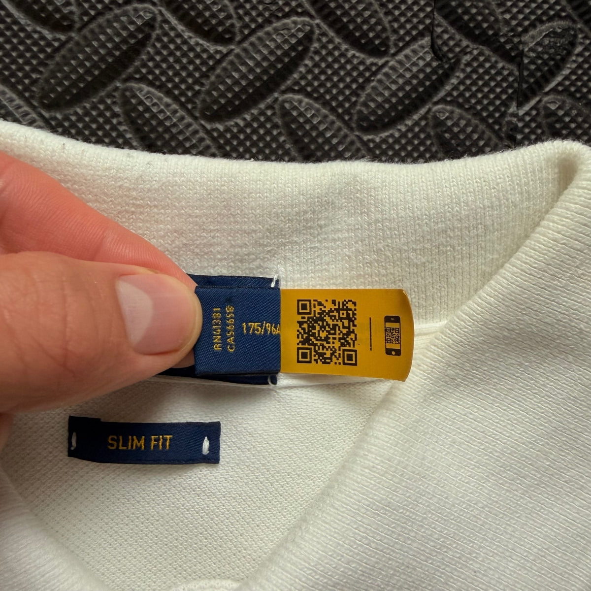 Ralph Lauren White Polo Shirt | Men’s Slim Fit M / 3836