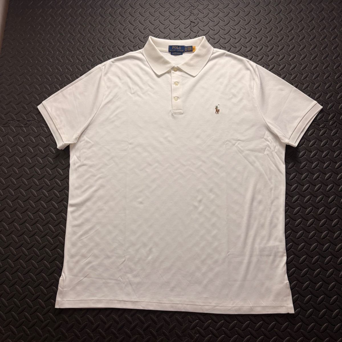 Ralph Lauren White Polo Shirt | Men’s Custom Slim Fit XL / 3810