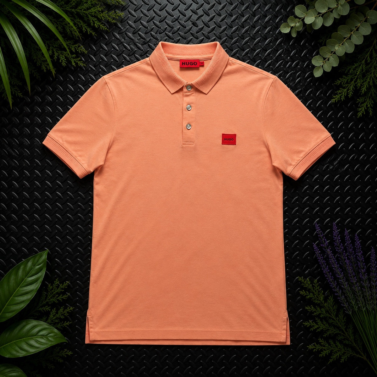 Hugo Boss Apricot Orange Polo Shirt | Men’s Slim Fit S