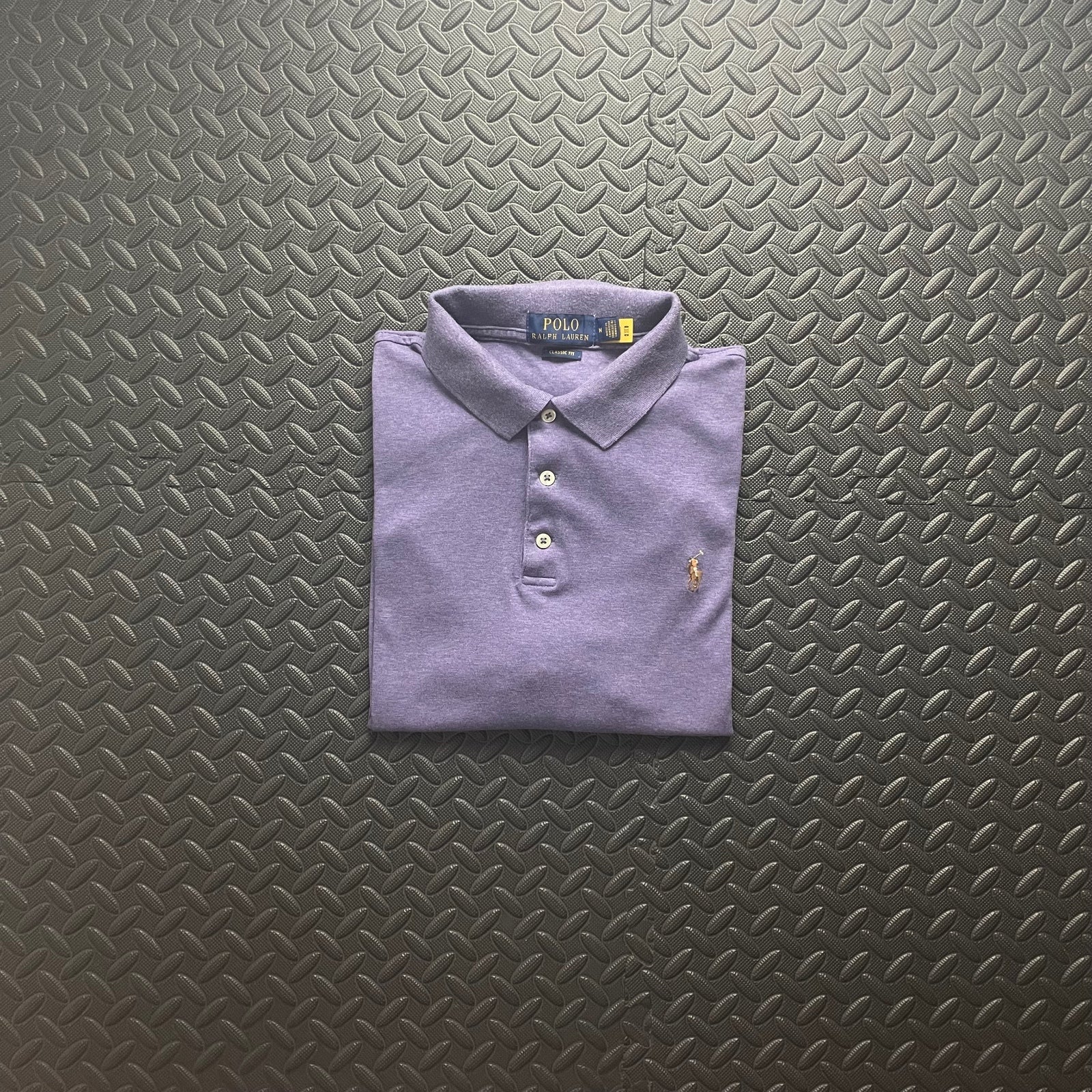 Ralph Lauren Purple Polo Shirt | Men’s Classic Fit M / 3395