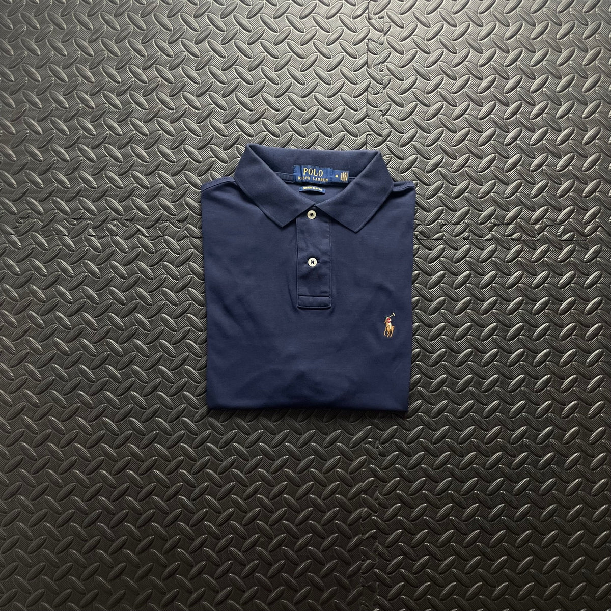 Ralph Lauren Navy Polo Shirt | Men’s Custom Slim Fit M / 3423