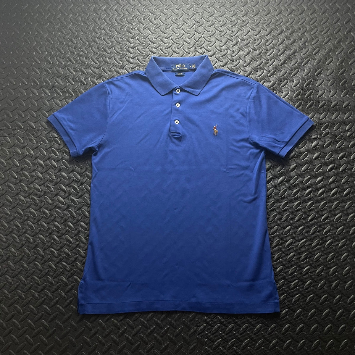 Ralph Lauren Blue Polo Shirt | Men’s Slim Fit M / 3550