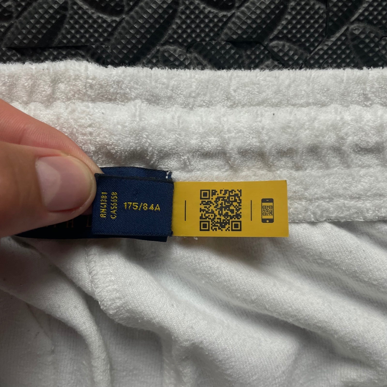 Ralph Lauren White Shorts | Mens M | Fuzzy Terry Shorts