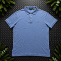 Ralph Lauren Blue Polo Shirt | Men’s Slim Fit L / 3869
