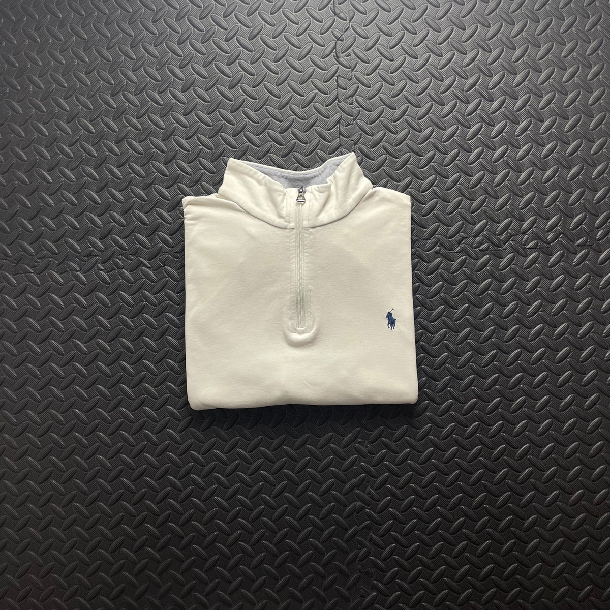Ralph Lauren Cream 1/4 Zip Jumper | Men’s Classic Fit XL / 3743
