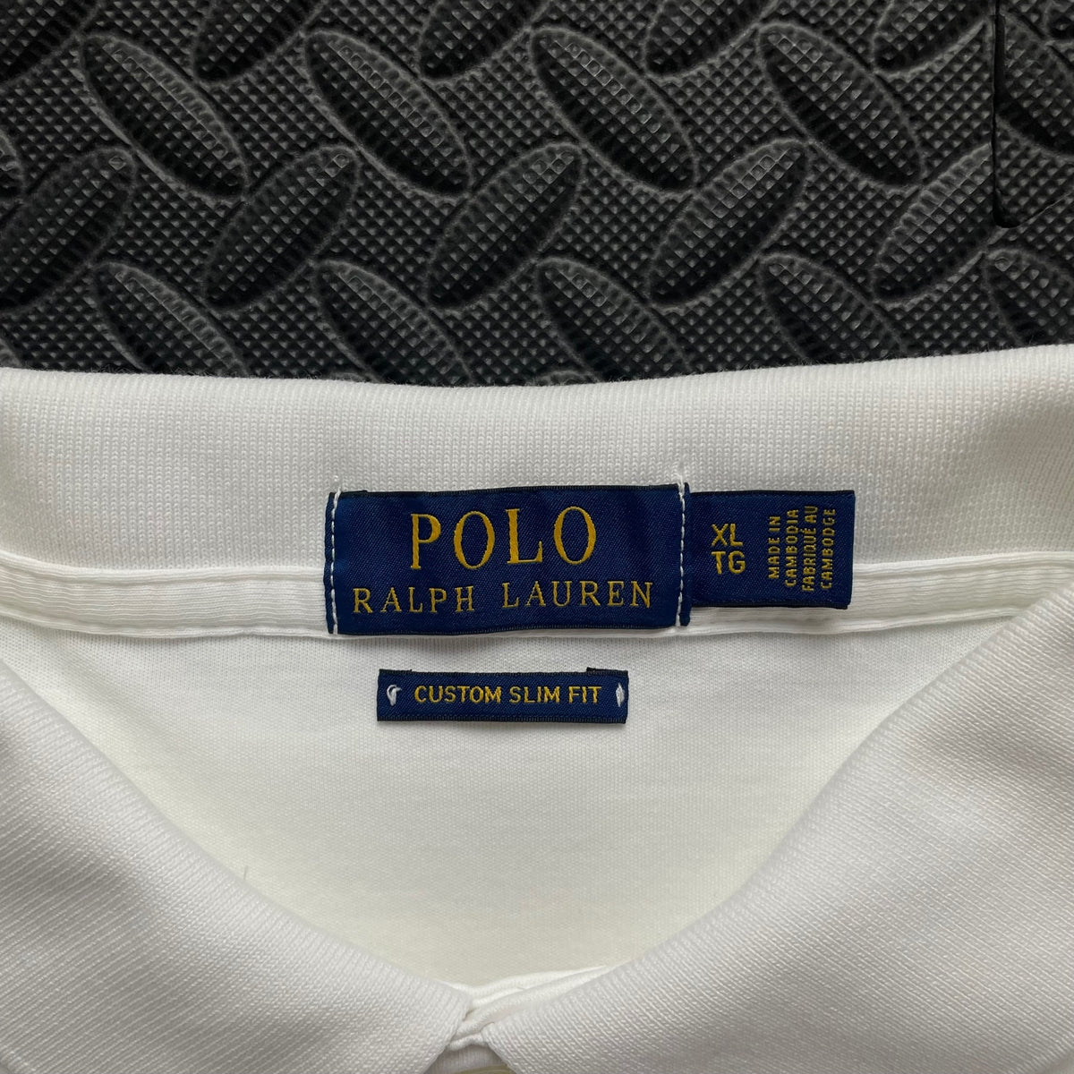 Ralph Lauren White Polo Shirt | Men’s Custom Slim Fit XL / 3721