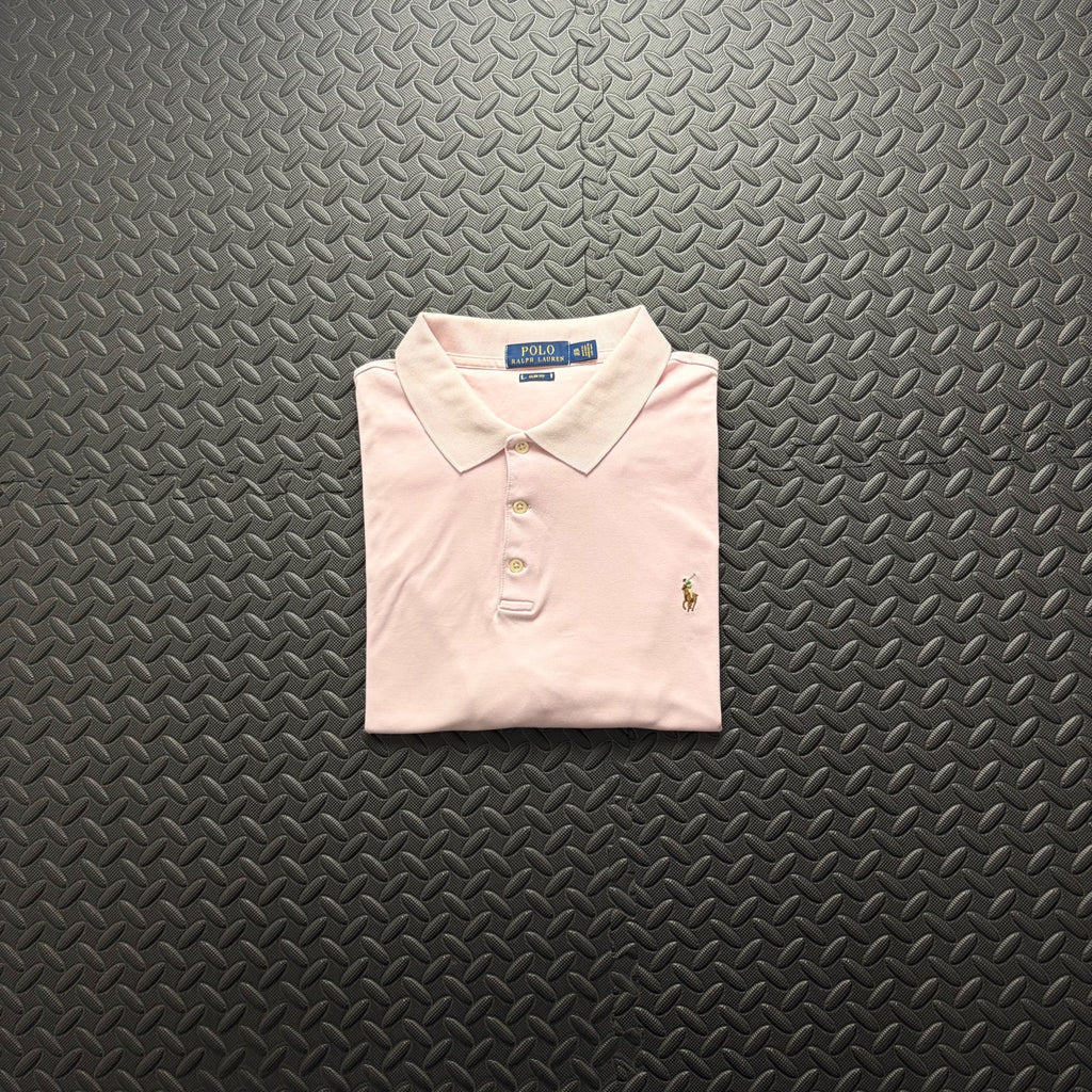 Ralph Lauren Pink Polo Shirt | Men’s Slim Fit XXL / 3820