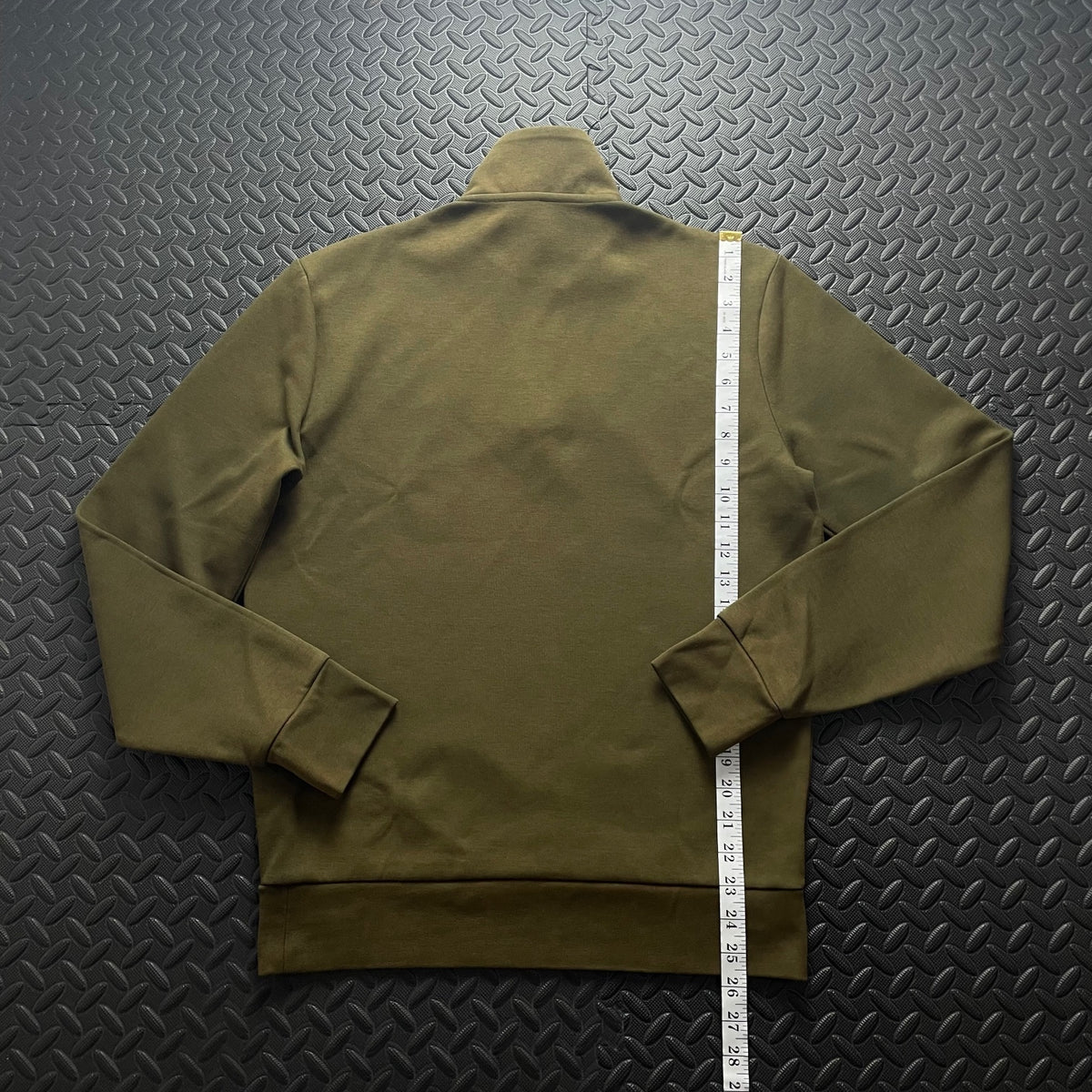 Ralph Lauren Khaki Brown 1/4 Zip Jumper | Men’s Classic Fit S / 3740