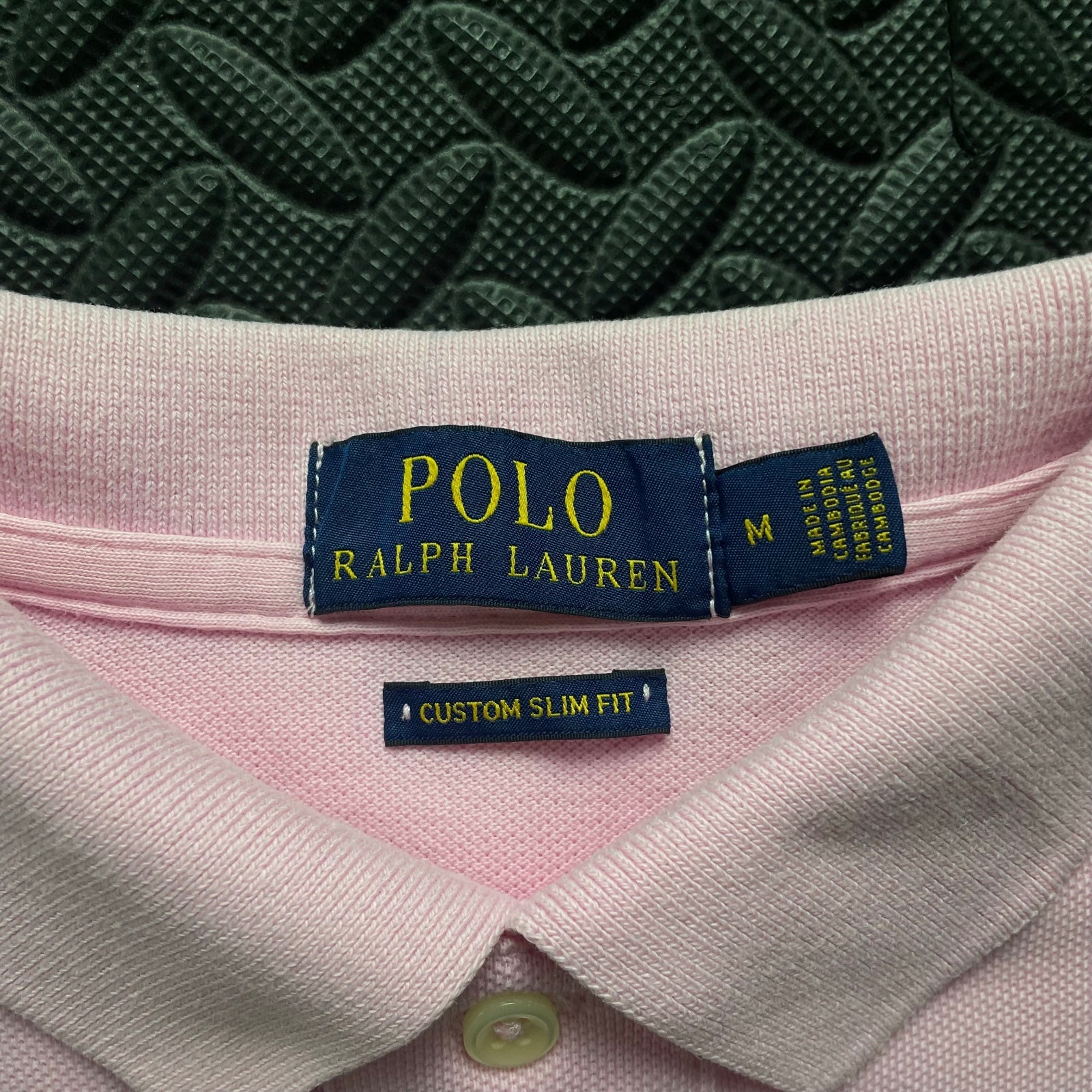 Ralph Lauren Rose Pink Polo Shirt | Men’s Custom Slim Fit M / 3440