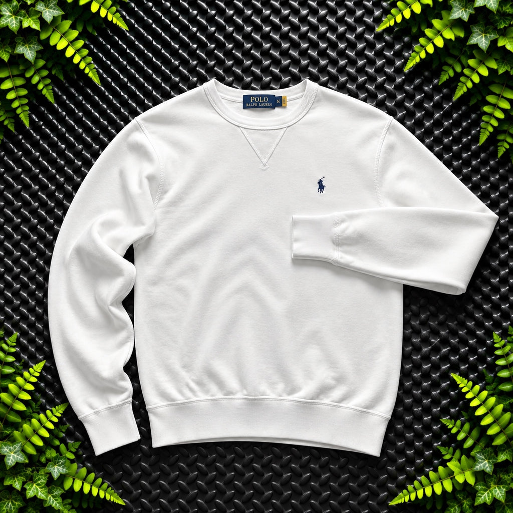 Women’s Ralph Lauren White Sweatshirt | S / 3762