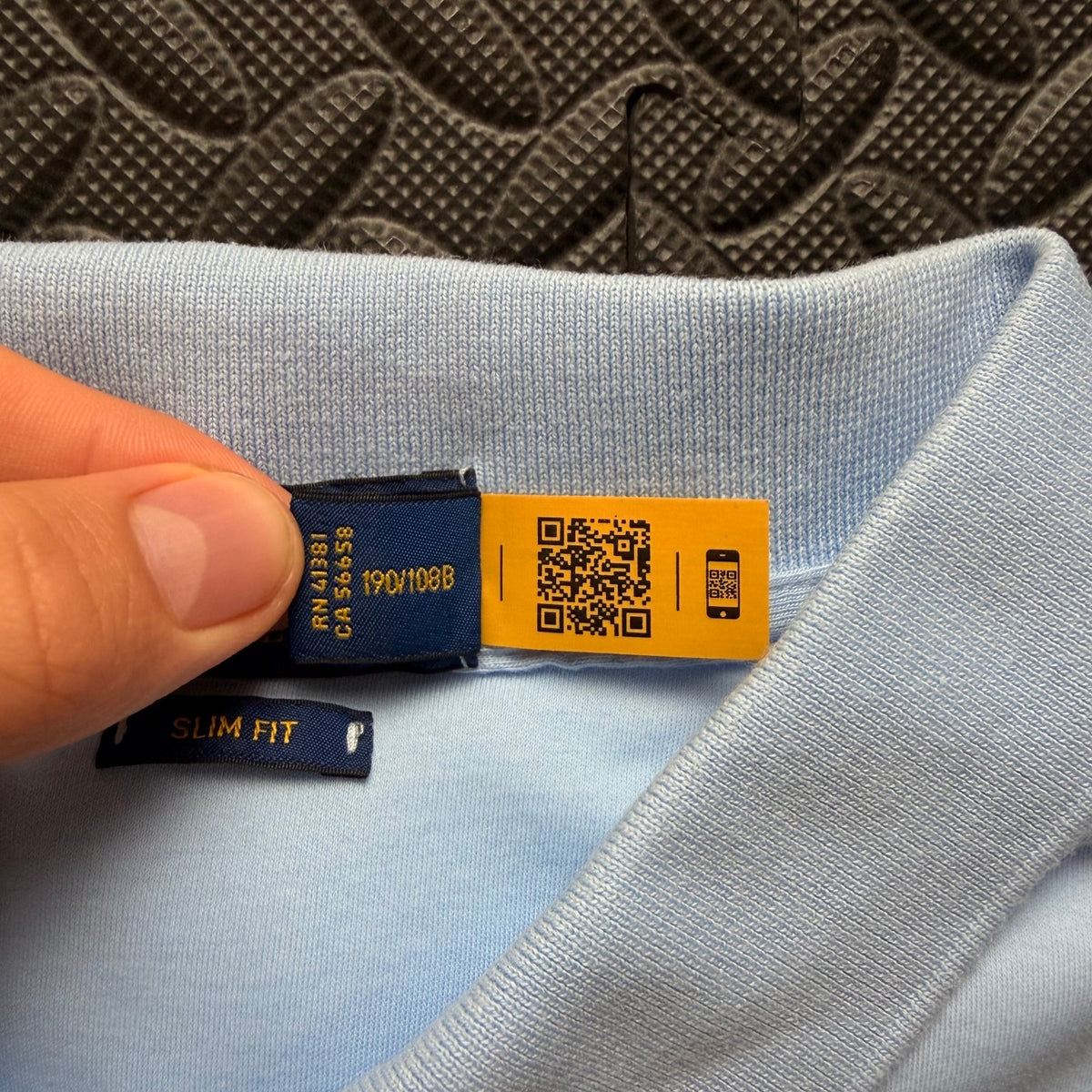 Ralph Lauren Light Blue Polo Shirt | Men’s Slim Fit XXL / 3855