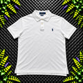 Ralph Lauren White Polo Shirt | Men’s Slim Fit M / 3836