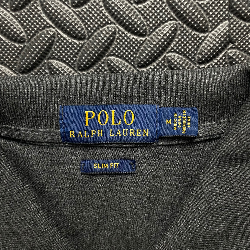 Ralph Lauren Grey Polo Shirt | Men’s Slim Fit M / 3432