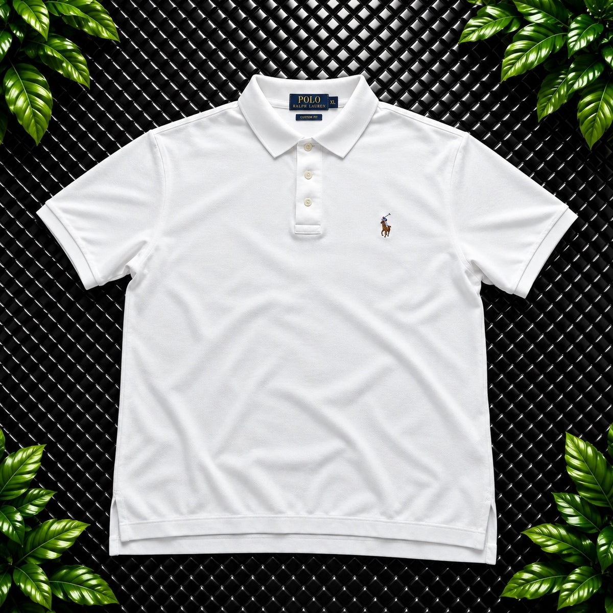 Ralph Lauren White Polo Shirt | Men’s Classic Fit XL / 3722