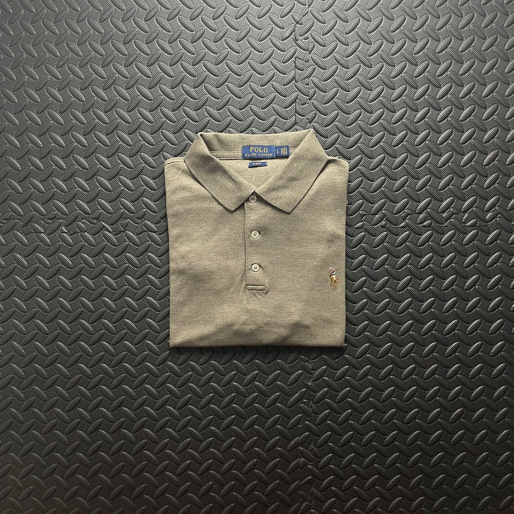 Ralph Lauren Brown Polo Shirt | Men’s Slim Fit L / 3416