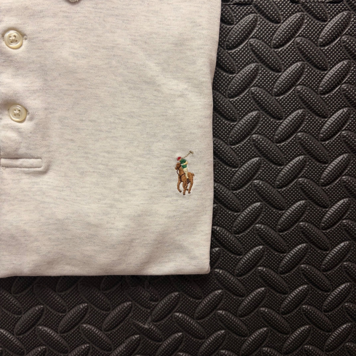 Ralph Lauren Cream Polo Shirt | Men’s Slim Fit M / 3837