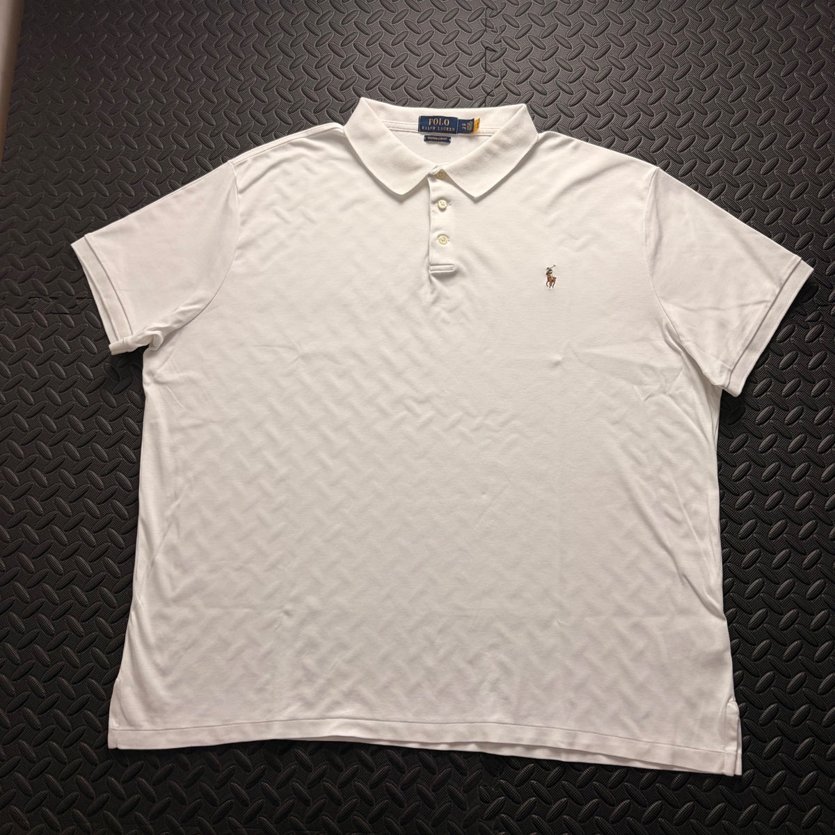 Ralph Lauren White Polo Shirt | Men’s Custom Slim Fit XXL / 3819