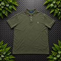 Ralph Lauren Khaki Polo Shirt | Men’s Custom Slim Fit M / 3608