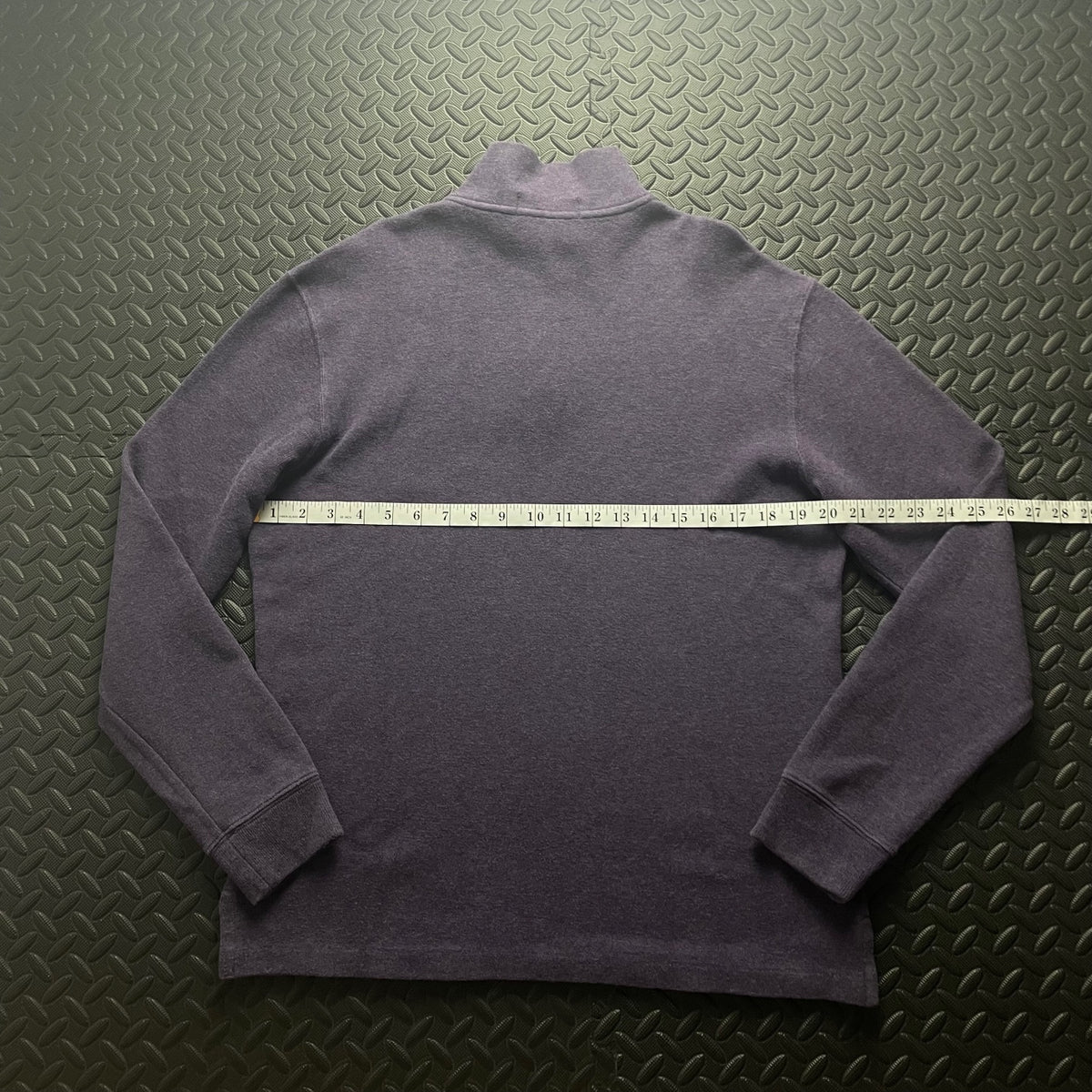 Ralph Lauren Purple 1/4 Zip Jumper | Mens Classic Fit M / 3784