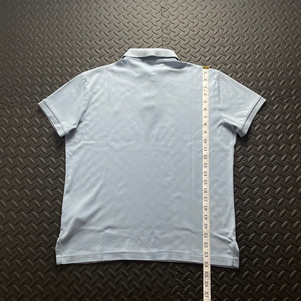 Ralph Lauren Light Blue Polo Shirt | Men’s Custom Slim Fit M / 3753