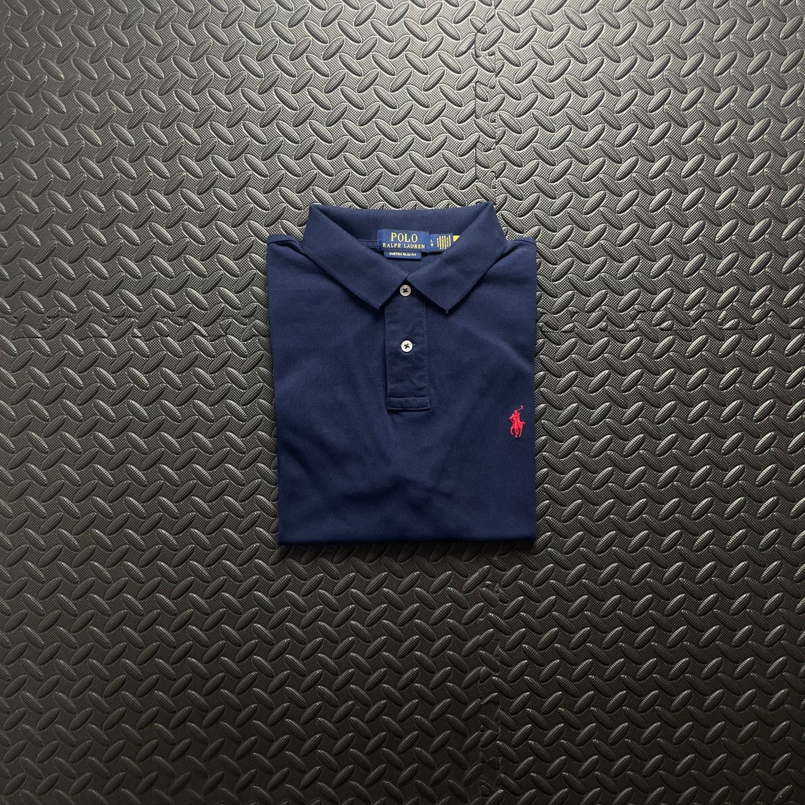 Ralph Lauren Navy Polo Shirt | Men’s Custom Slim Fit L / 3426