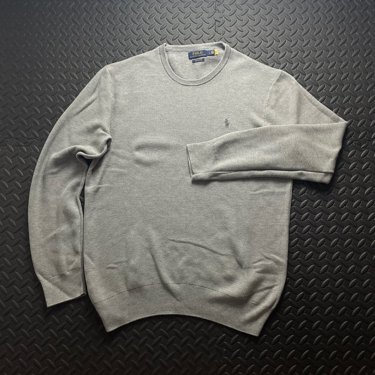 Ralph Lauren Grey Crewneck Jumper | Men’s Classic Fit L / 3680