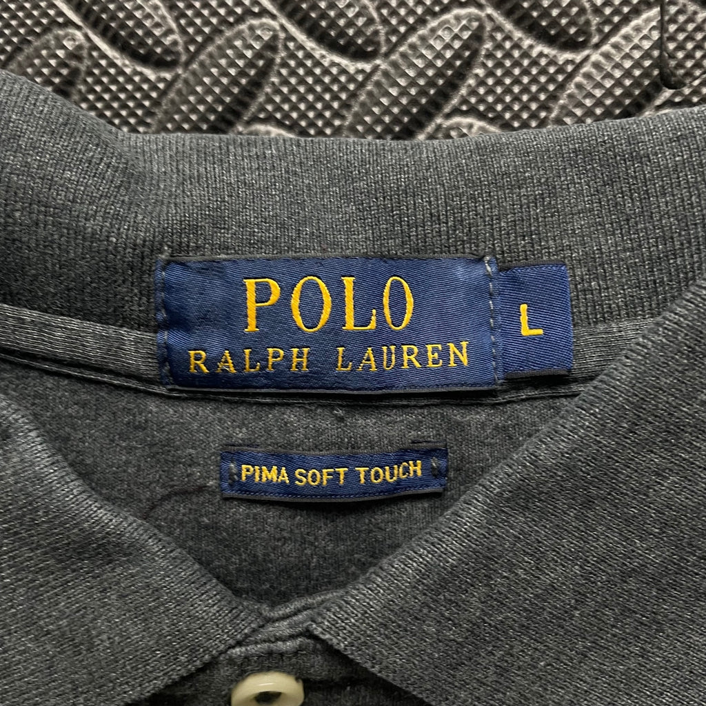 Ralph Lauren Grey Polo Shirt | Men’s Classic Fit L / 3431