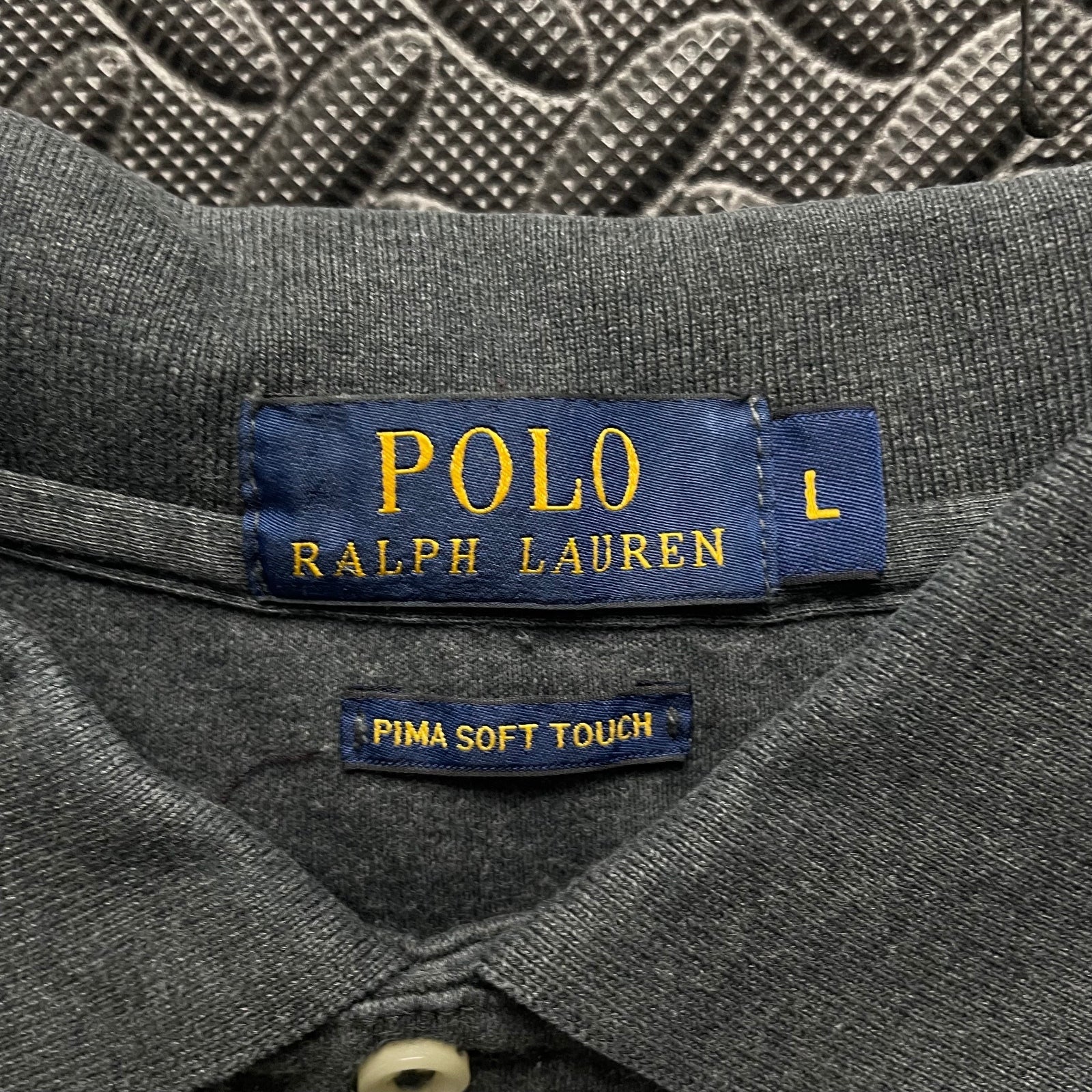 Ralph Lauren Grey Polo Shirt | Men’s Classic Fit L / 3431