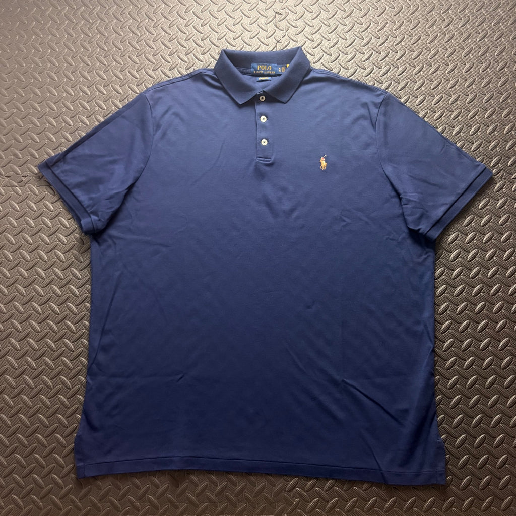 Ralph Lauren Navy Polo Shirt | Men’s Classic Fit XL / 3829