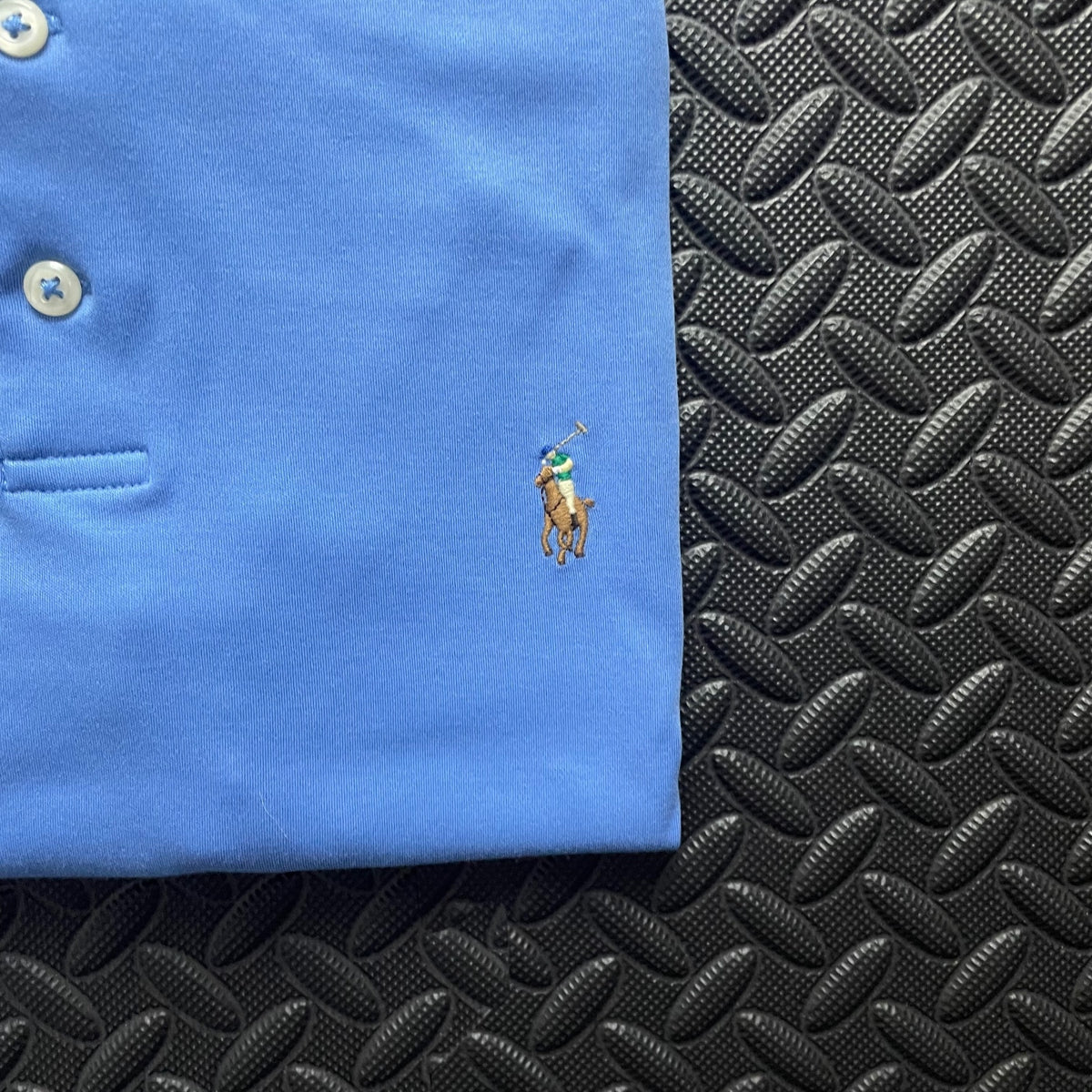 Ralph Lauren Light Blue Polo Shirt | Men’s Custom Slim Fit M / 3754