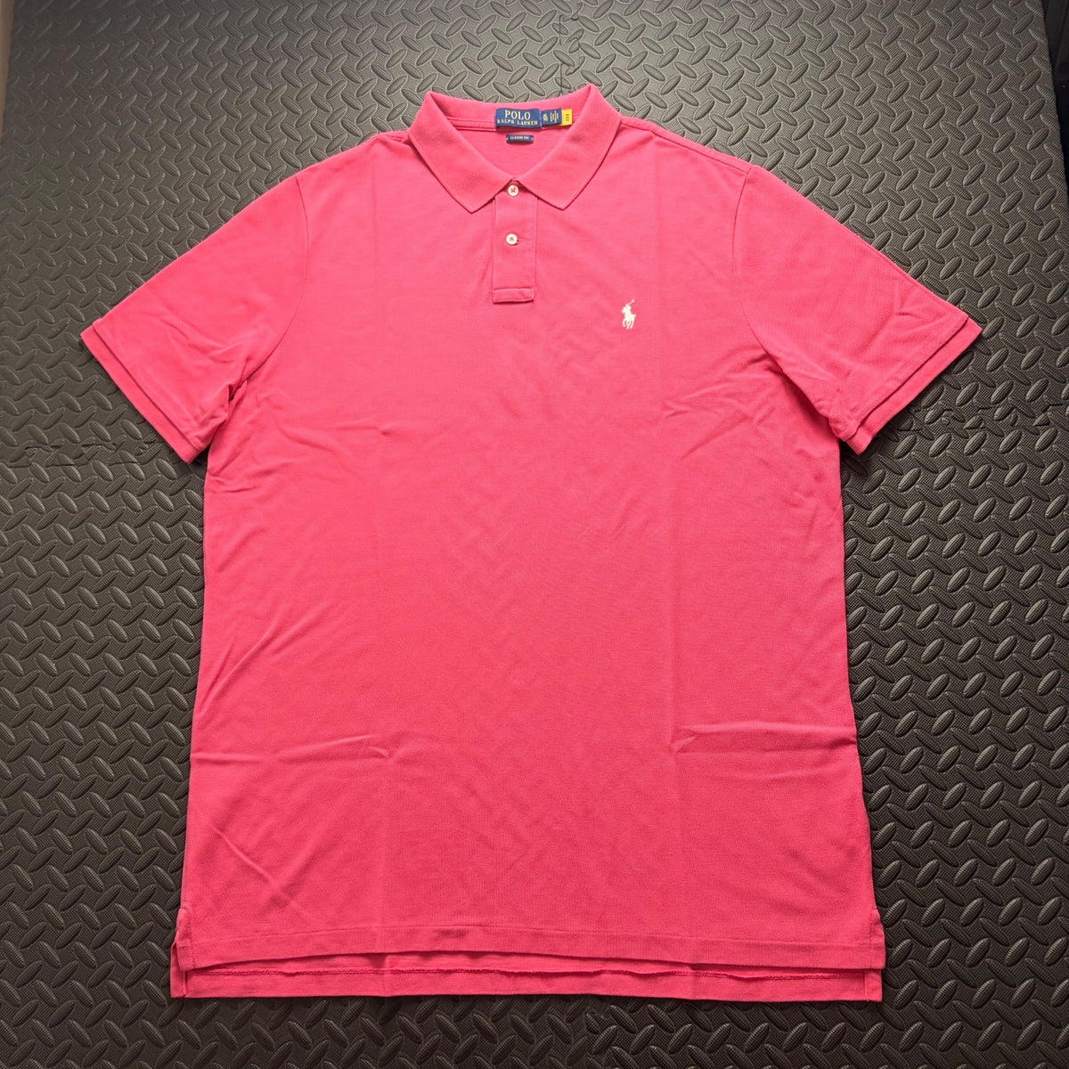 Ralph Lauren Pink Polo Shirt | Men’s Classic Fit XL / 3817