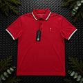 Houldsworth of Cheltenham Red Polo Shirt | Men’s Classic Fit L