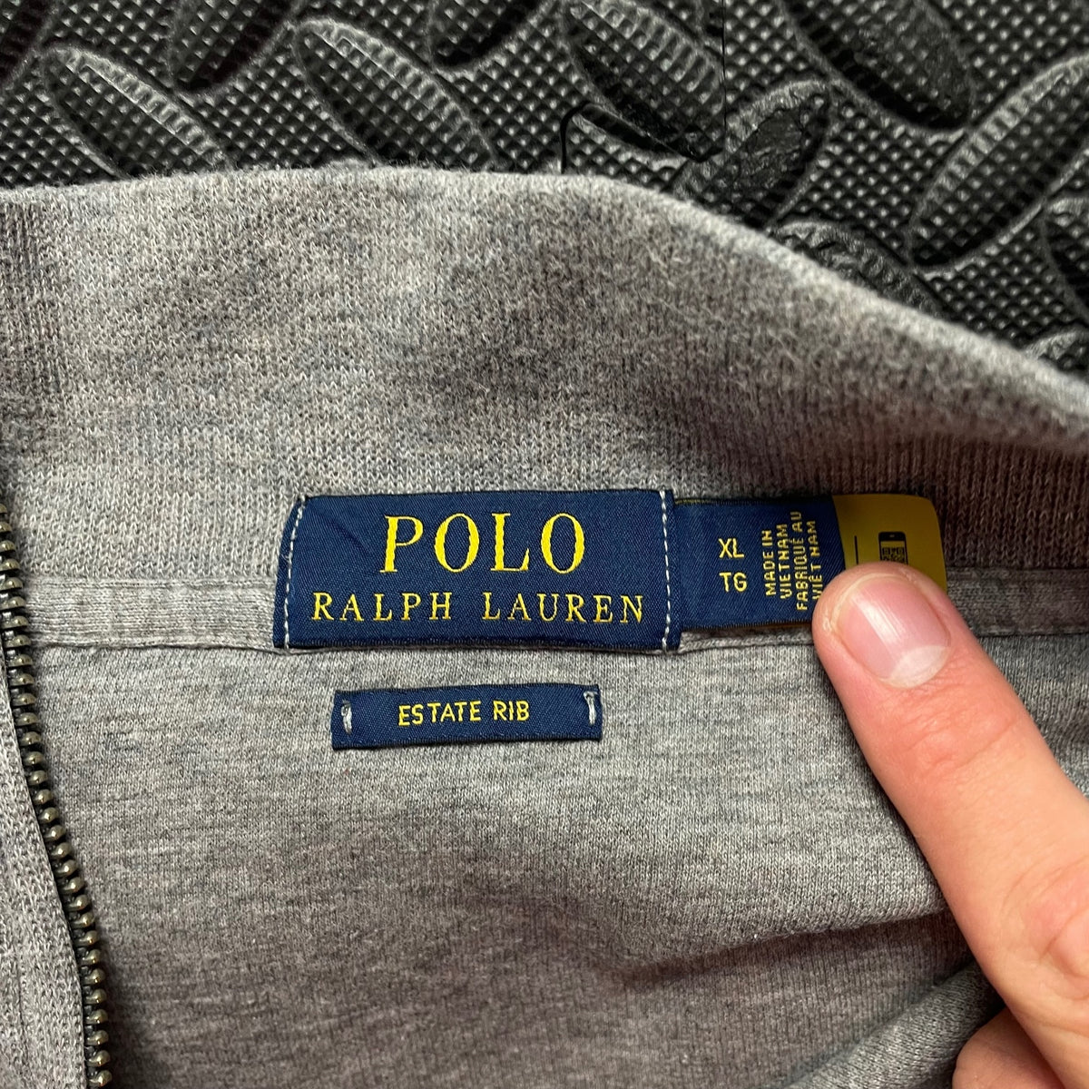 Ralph Lauren Grey 1/4 Zip Jumper | Mens Classic Fit XL / 3737