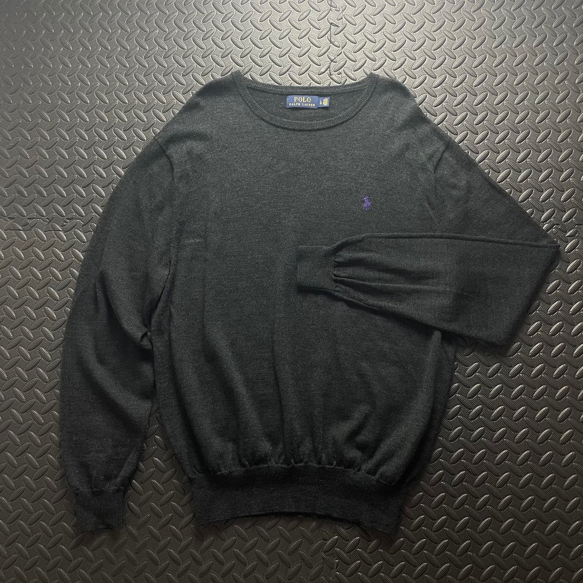 Ralph Lauren Grey Crewneck Jumper | Men’s Classic Fit L / 3777