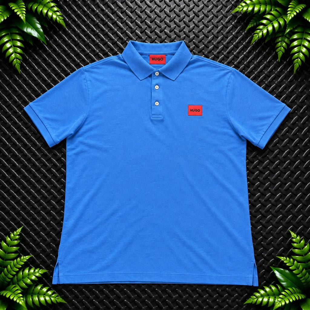 Hugo Boss Blue Polo Shirt | Men’s Slim Fit M / 3708