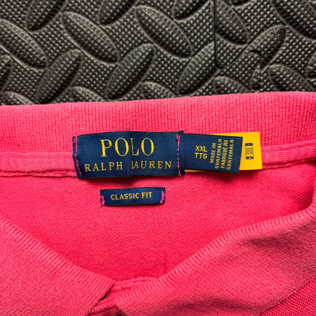 Ralph Lauren Pink Polo Shirt | Men’s Classic Fit XXL / 3866