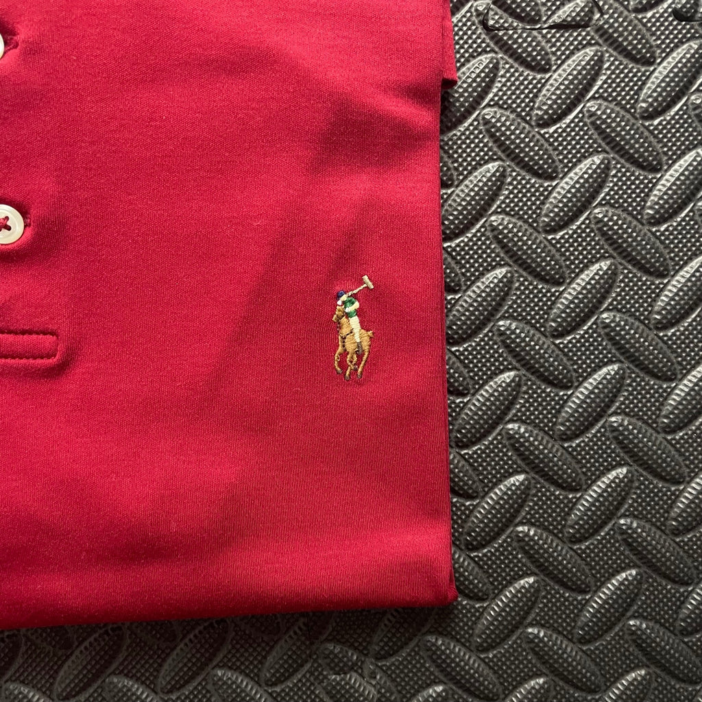 Ralph Lauren Red Polo Shirt | Men’s Slim Fit L / 3649