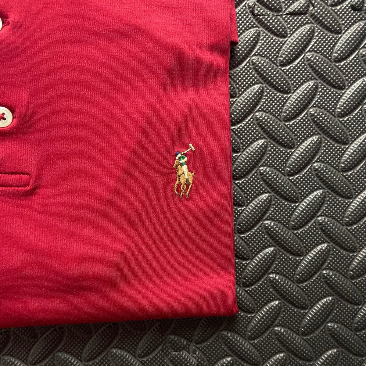 Ralph Lauren Red Polo Shirt | Men’s Slim Fit L / 3649