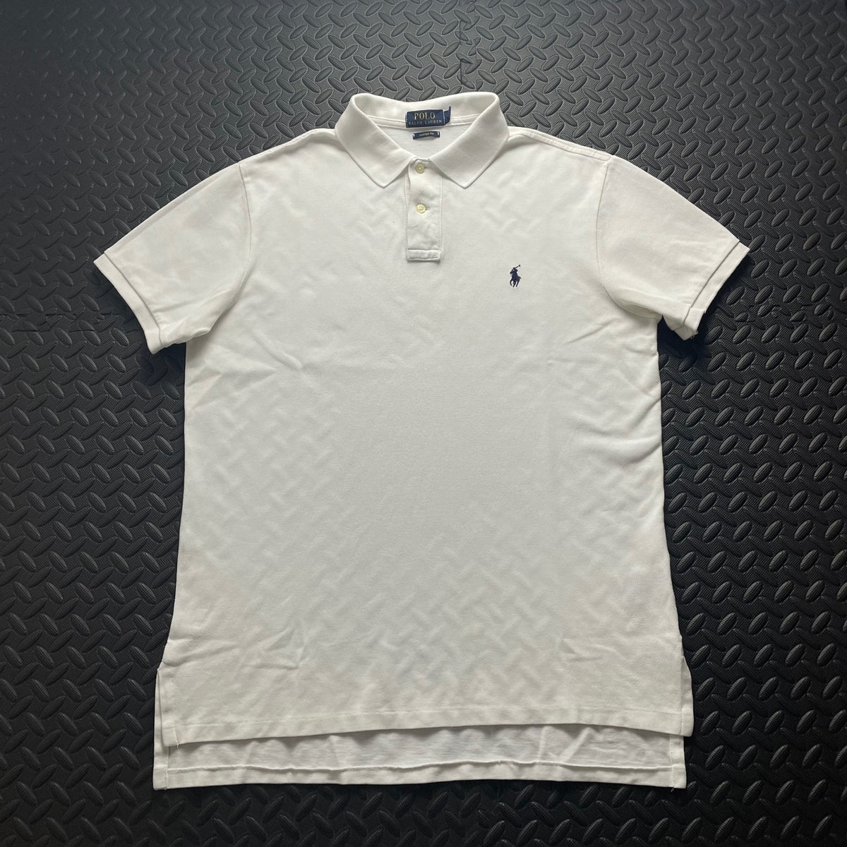 Ralph Lauren White Polo Shirt | Men’s Classic Fit L / 3502