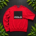 Ralph Lauren Red Crewneck Sweatshirt | Men’s Classic Fit S / 3763