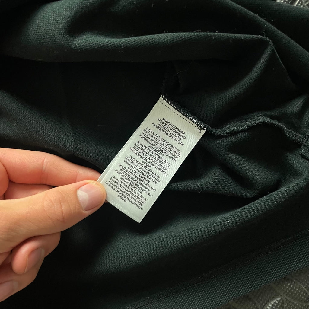 Ralph Lauren Black 1/4 Zip Polo Shirt | Men’s Custom Slim Fit XL / 3798