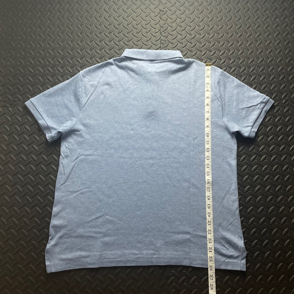 Ralph Lauren Light Blue Polo Shirt | Men’s Slim Fit XL / 3401