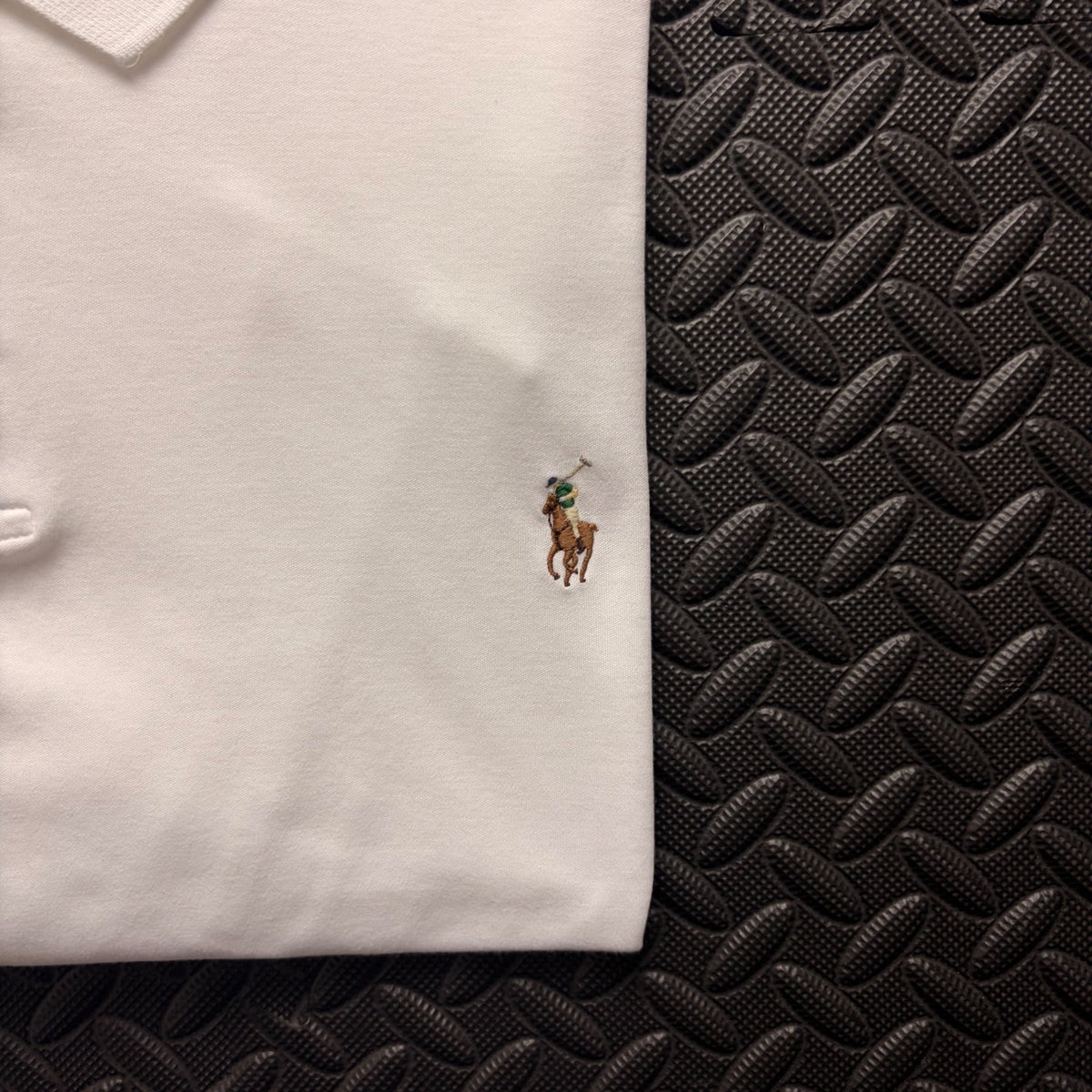 Ralph Lauren White Polo Shirt | Men’s Custom Slim Fit XXL / 3819