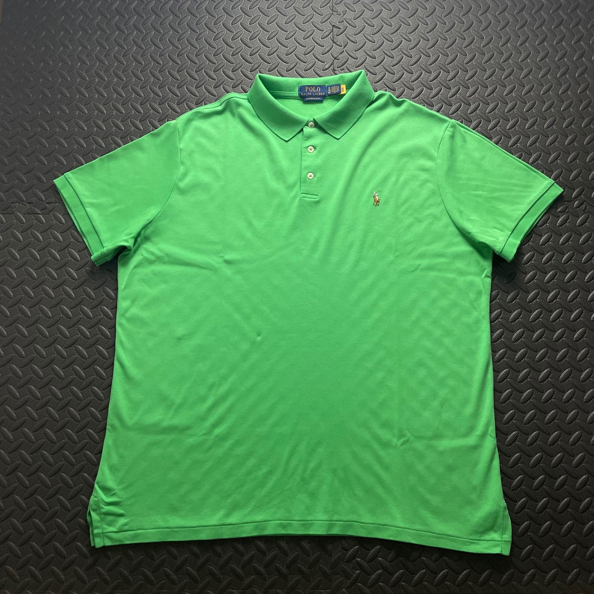 Ralph Lauren Green Polo Shirt | Men’s Custom Slim Fit XL / 3658