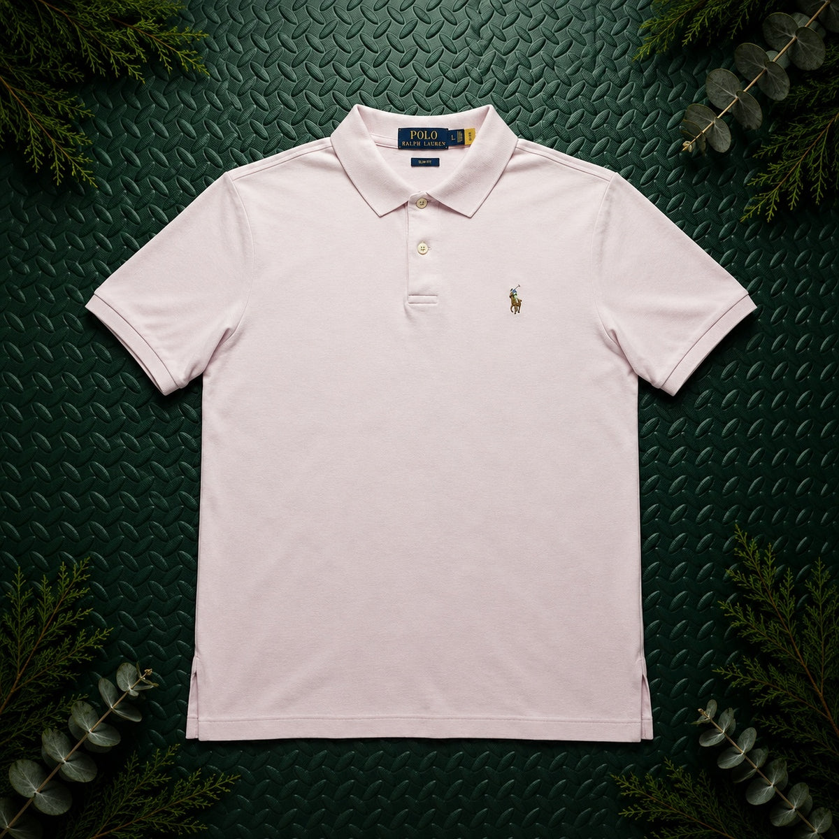 Ralph Lauren Rose Pink Polo Shirt | Men’s Slim Fit M / 3565